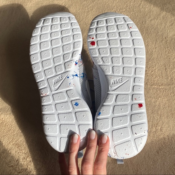 Men’s Custom Nike New England Patriots Sneakers NWOT - Picture 4 of 10